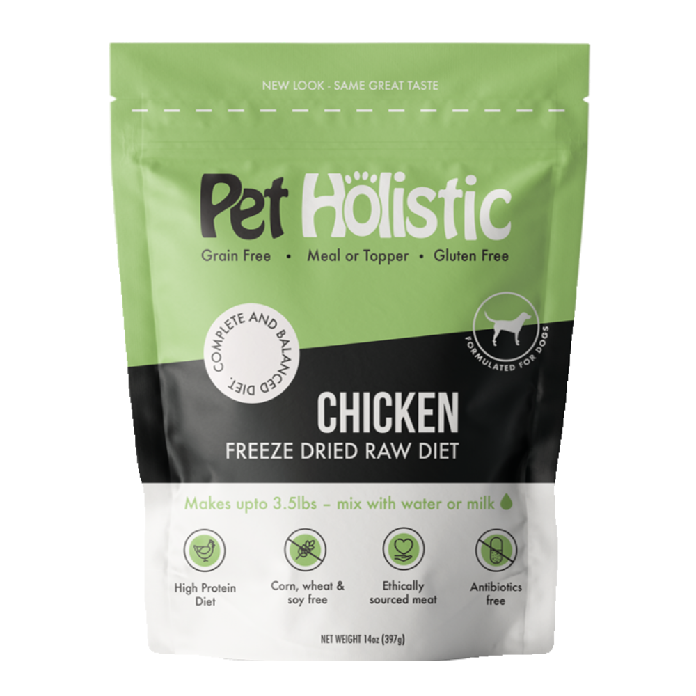 Pet Holistic Freeze Dried Raw Diet Chicken Patties 14oz