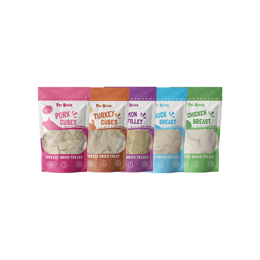 Pet Bites 100% Freeze Dried Treats for Dogs & Cats