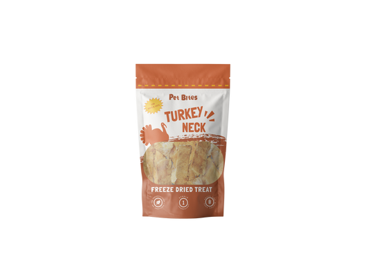 Pet Bites Freeze Dried Turkey Neck
