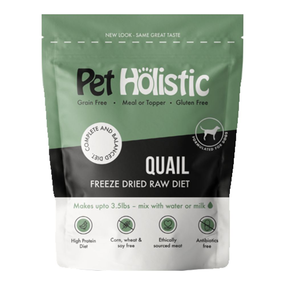Pet Holistic Freeze Dried Raw Diet Quail Patties 11.5oz