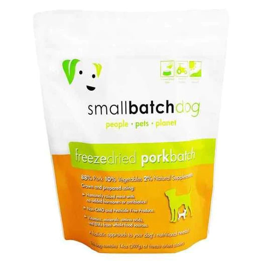 Smallbatch Pork Batch Sliders Freeze Dried Dog Food 14oz