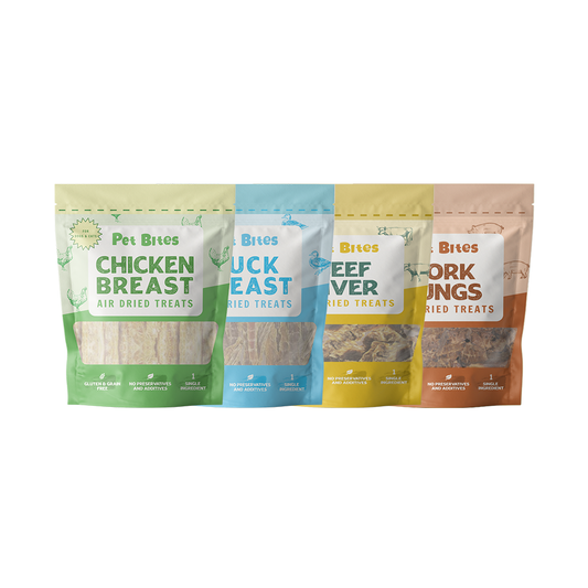 Pet Bites 100% Air Dried Treats for Dogs & Cats