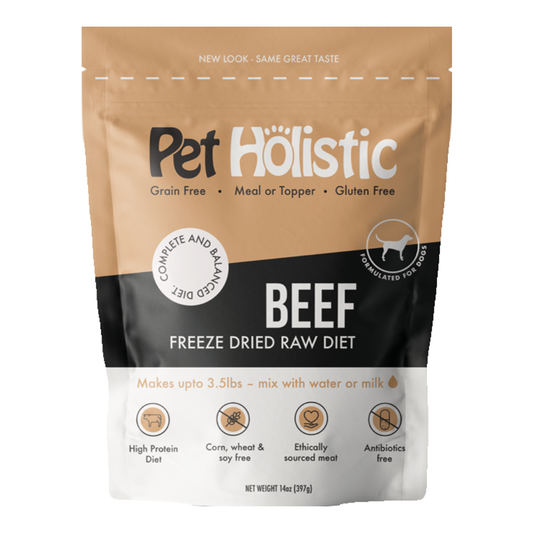 Pet Holistic Freeze Dried Canine Beef Patties 14oz