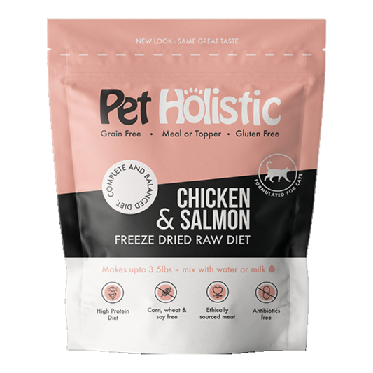 [FOR CATS] Pet Holistic Freeze Dried Feline Chicken & Salmon  Patties 5.7oz