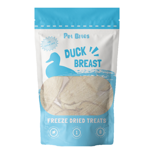 Pet Bites 100% Freeze Dried Duck Breast 80g