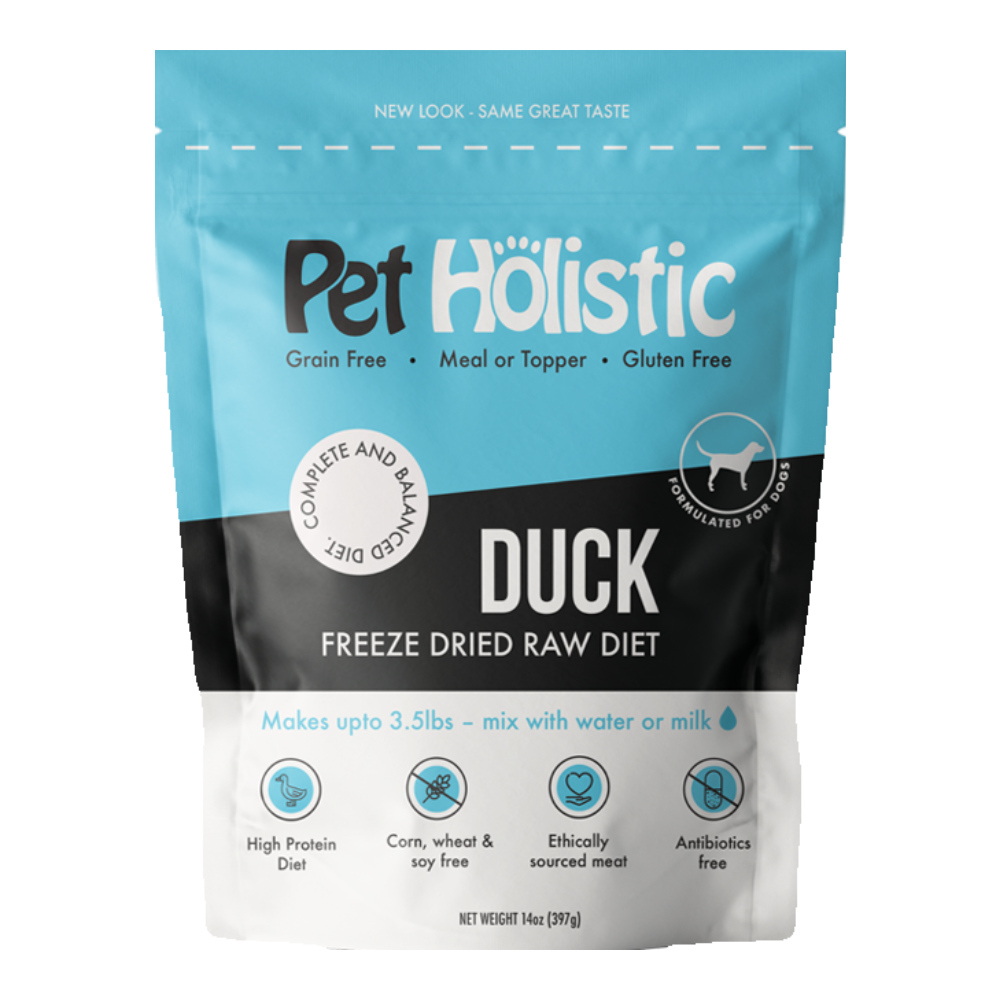 Pet Holistic Freeze Dried Canine Duck Patties 14oz