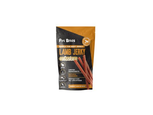 Pet Bites Lamb Jerky Sticks for dogs 2.82oz/80g