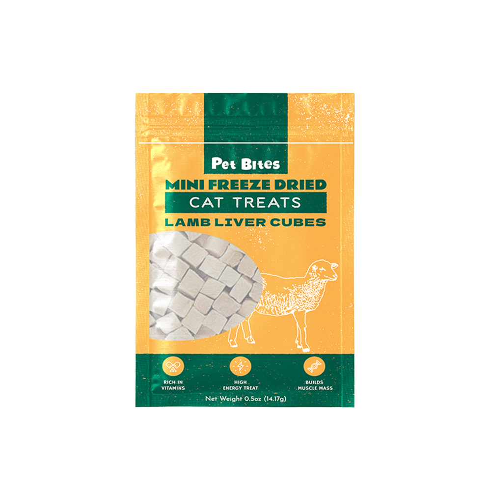 Pet Bites Mini Freeze Dried Cubes for Cats