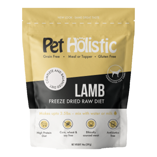 Pet Holistic Freeze Dried Canine Lamb Patties 14oz