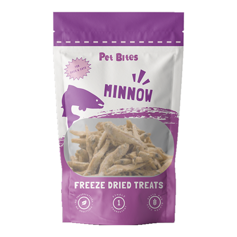 Pet Bites 100% Freeze Dried Minnow 80g