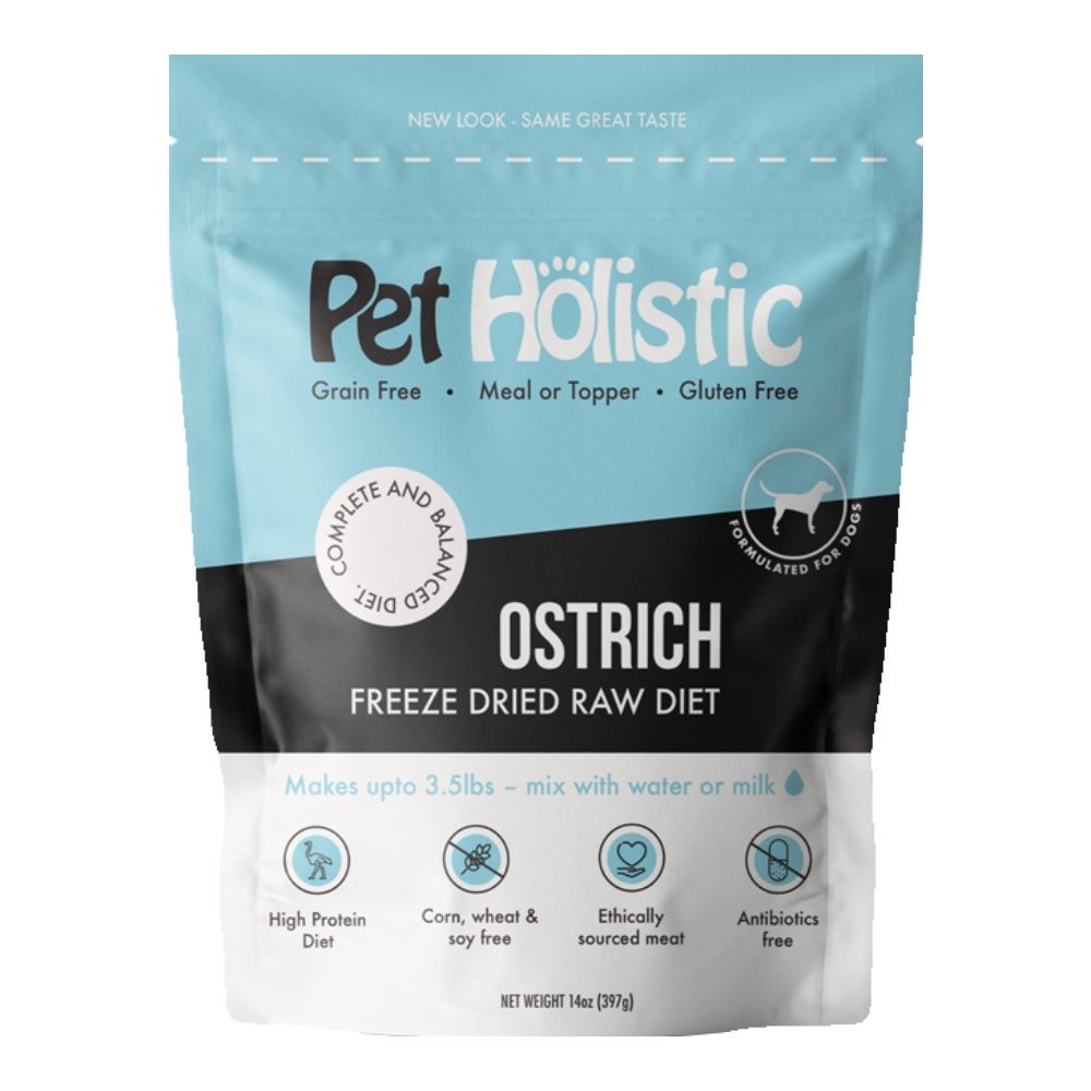 Pet Holistic Freeze Dried Canine Ostrich Patties 11.5oz