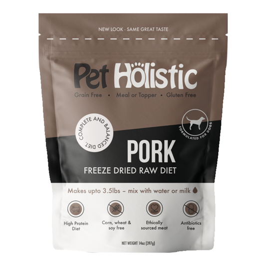 Pet Holistic Freeze Dried Canine Pork Patties 14oz