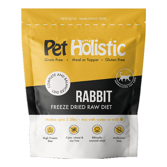 [FOR CATS] Pet Holistic Freeze Dried Feline Rabbit Patties 5.7oz