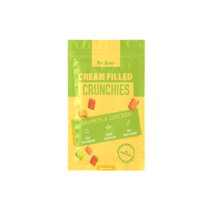 Pet Bites Creamed Filled Crunchies for Cats & Dogs 79g