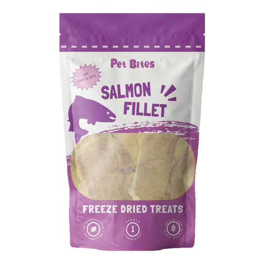 Pet Bites 100% Freeze Dried Salmon 50g