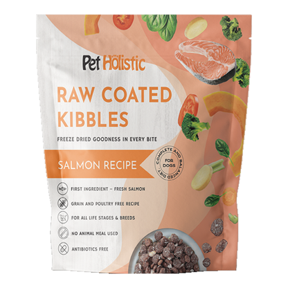 Pet Holistic RAW Coated Kibbles 4.5lb (1.8kg)