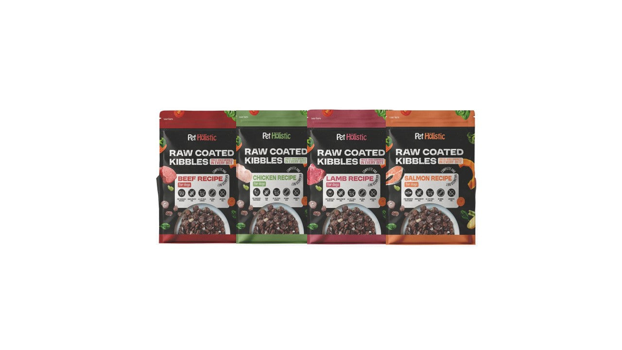 Pet Holistic RAW Coated Kibbles 4.5lb (1.8kg)