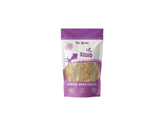 Pet Bites Freeze Dried Squid