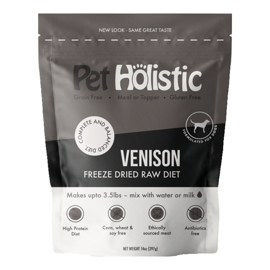 Pet Holistic Freeze Dried Canine Venison Patties 11.5oz