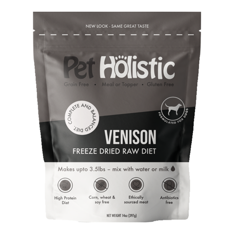 Pet Holistic Freeze Dried Canine Venison Patties 11.5 oz