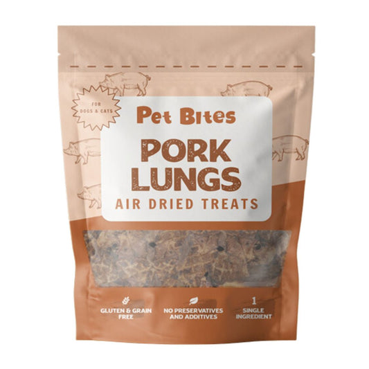 Pet Bites 100% Air Dried Pork Lungs 70g