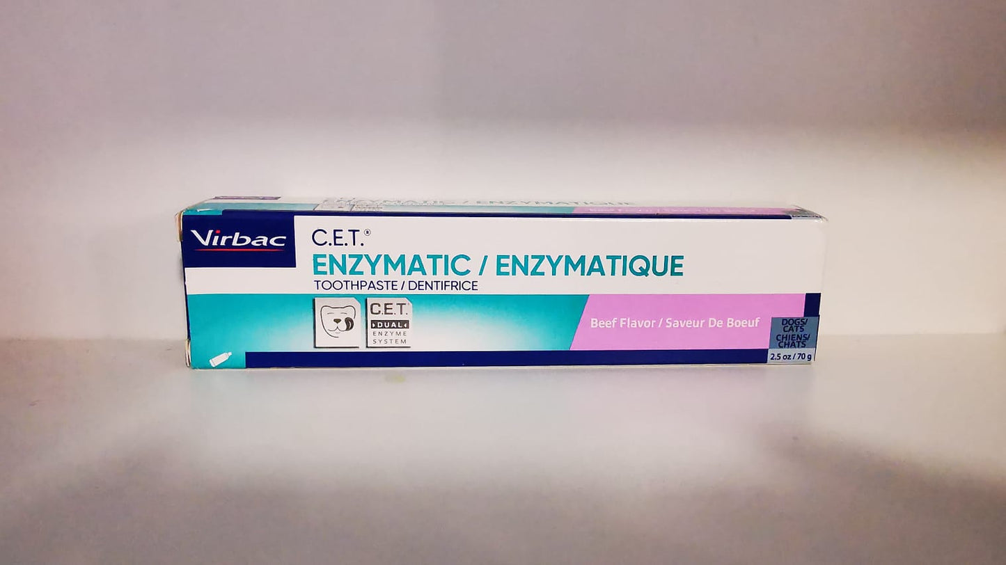 Virbac C. E. T. Enzymatic/Enzymatique Toothpaste/Dentifrice 70g (2.5oz)