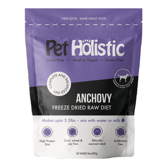 Pet Holistic Freeze Dried Canine Anchovy Patties 14oz