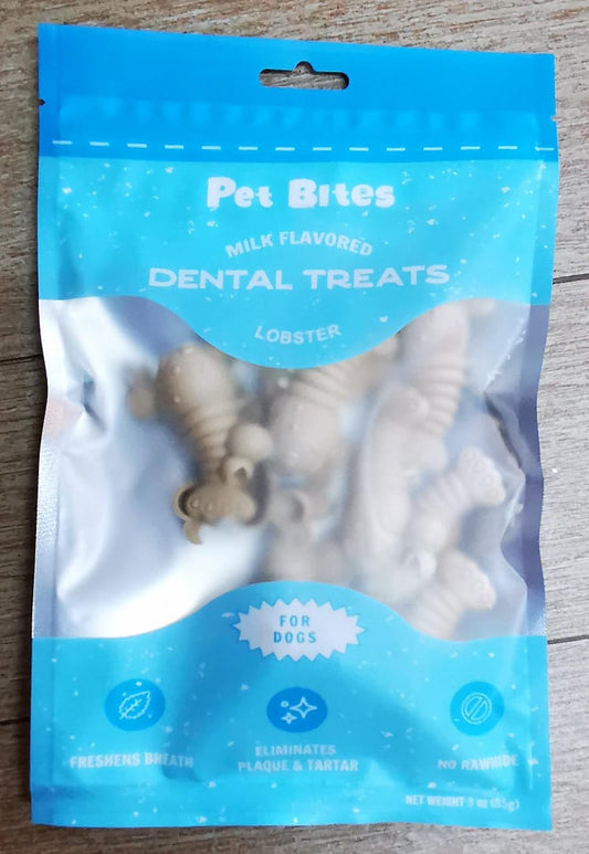 Pet Bites Dental Treats Milk Flavored Lobster 85g