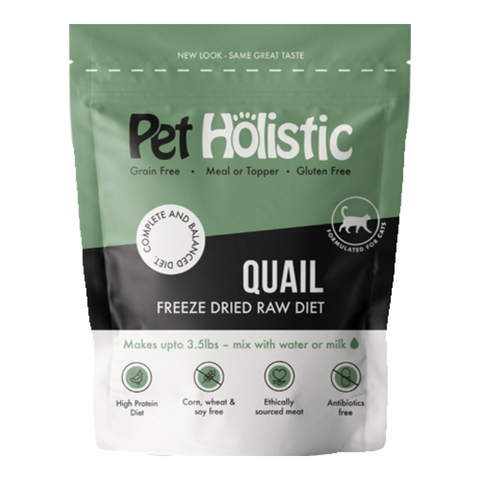 [FOR CATS] Pet Holistic Freeze Dried Feline Quail Patties 7oz